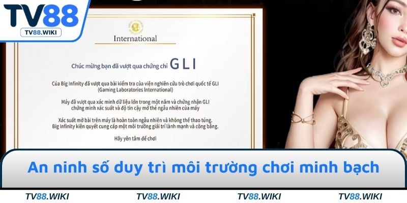 Giải pháp an ninh số duy trì môi trường chơi minh bạch