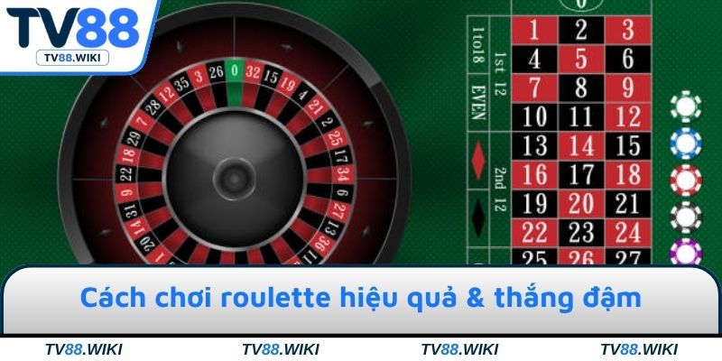 Cách chơi roulette hiệu quả & thắng đậm trong lần đầu cược