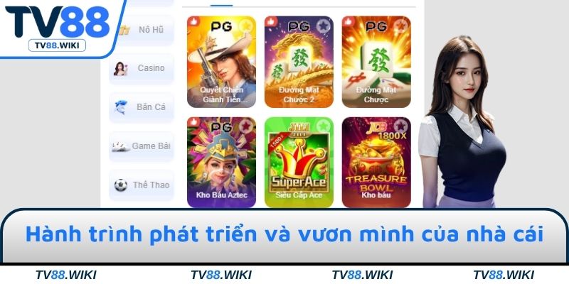 Hành trình phát triển và vươn mình của nhà cái